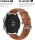 Huawei Watch GT 2 Smartwatch 46mm, AMOLED Touchscreen, GPS, Fitness- und Herzfrequenz-Tracking, 5ATM wasserdicht, Lederarmband Braun + Zusatzarmband Schwarz