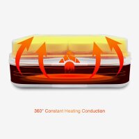 Domaier 0142-D-2 Joghurtbereiter, 12 Gläser à 0,21L, Timerfunktion, 30,6x25x12,4cm, weiß