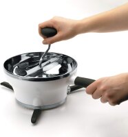 OXO Good Grips Passiermühle groß, Modell 1071478, Edelstahl, ergonomischer Griff, spülmaschinenfest