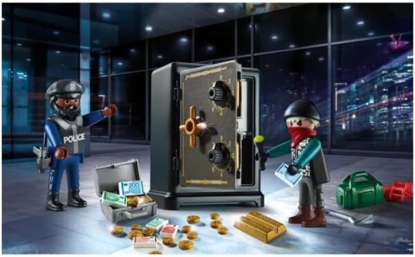 PLAYMOBIL City Action 70908 Starter Pack, Tresorknacker-Set, Spielzeug ab 4 Jahren, mit Figuren und Zubehör