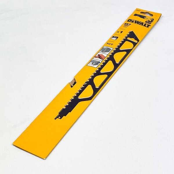 Dewalt DT2422 reciprocating saw blade 457mm, 12.7mm tooth pitch, 1.5mm thickness, for aerated concrete, brick, fiber cement up to 365mm, 1 piece