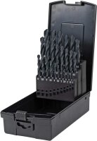 STIER Spiral Drill Bit Set 902552, 25-piece, HSS-R, 1-13...
