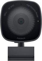 Dell WB3023 Webcam, 2K QHD, Sony Sensor, f/2.0, Gesichtserkennung, Noise-Cancelling Mikrofon, 2x Zoom, USB-A, Teams/Zoom, Schwarz