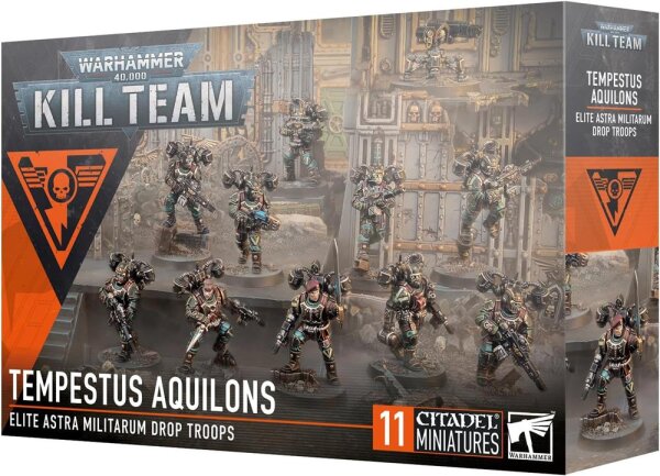 Games Workshop Warhammer 40k 103-52 Kill Team Tempestus Aquilons Set, 11 miniatures, tabletop figures, kit