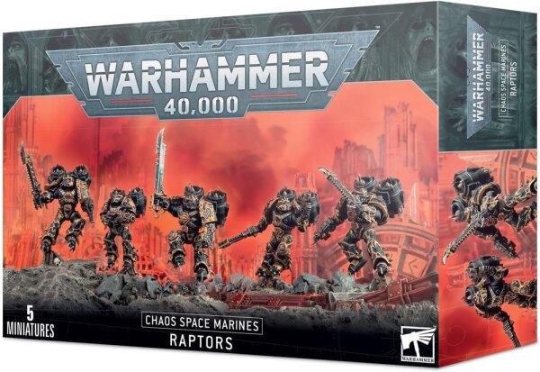 Games Workshop Warhammer 40k 43-13, Chaos Space Marines Raptors/Warp Talons, 5 Miniaturen, variabel baubar