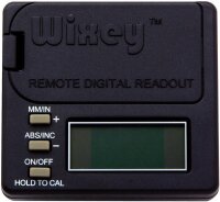Wixey WR525 Digitalanzeige, Messschieber für präzise Tiefenmessung, bruchgenaue Anzeige, robust, einfache Montage