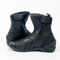 BIESSE motorcycle shoes EUR 44, black, breathable, non-slip sole, ankle protection, sporty design