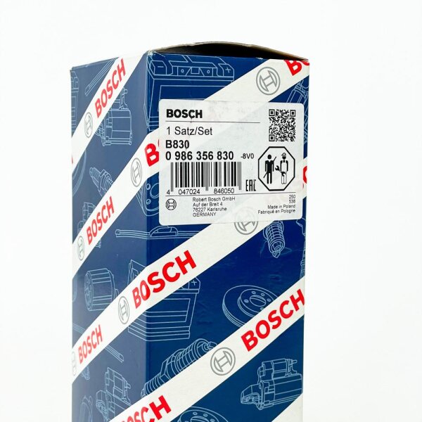 BOSCH ignition lead set B830, suitable for Citroën and Peugeot, 1 set, high-quality ignition cables for reliable ignition performance
