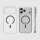 Spigen Ultra Hybrid Mag Phone Case for iPhone 17 Pro Max, MagSafe compatible, shockproof, transparent-grey