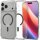 Spigen Ultra Hybrid Mag Phone Case for iPhone 17 Pro Max, MagSafe compatible, shockproof, transparent-grey