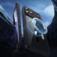 ESR Phone Case for iPhone 17 Pro Max, Case Cover, Black/Transparent, Shockproof, with Tempered Glass, Slim Design