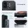 ESR Cyber ​​Tough HaloLock Back Cover for Apple iPhone 17, shockproof, MagSafe compatible, black