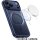 Tech-Protect MagPeak MagSafe Hülle für iPhone 17 Pro Max, matt, tiefblau, stoßfest, kabelloses Laden