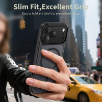 Tech-Protect Magpeak MagSafe car mount for Apple iPhone 17 Pro, matte black, magnetic, rotatable