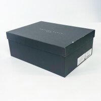 Philipp Plein Carson Hexagon Sneaker, Gr. 41, weiß/schwarz, Leder, Logo-Details, sportlich