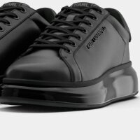 KARL Lagerfeld Kapri Kushion Lace Sneakers for Men, Size 44, Low-Top, Black, Comfortable Sole, Fashionable Design