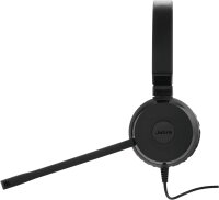 Jabra Evolve 30 II 5399-823-309 MS Stereo On-Ear Headset, Kopfhörer mit Mikrofon, USB & 3,5mm Anschluss, für PC und Smartphone, komfortabel, ideal fürs Büro und Homeoffice