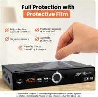 HD-line 20900 Sat Receiver DVB-S/S2, Full HD 1080p, HDMI, SCART, 2x USB, digitaler Satellitenreceiver, vorprogrammiert für Astra, Hotbird, Türksat, einfache Installation, vielseitige Anschlussmöglichkeiten