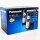 Panasonic KX-TG6822 Duo DECT Telefon, Modell KX-TG6822FRB, schnurlos, Anrufbeantworter, Freisprechfunktion, großes Display, französische Version, zwei Mobilteile, schwarze Ausführung