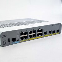 Cisco Catalyst 3560-CX WS-C3560CX-12PD-S Switch, compact model, high-speed data, 12 ports, 100-240V, 4.5-2.0A, 50-60Hz, energy efficient, quiet operation