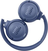 JBL Tune 510 BT, JBLT510BTBLUEU, kabelloser On-Ear-Kopfhörer, Bluetooth, faltbar, leicht, bis zu 40h Akkulaufzeit, Schnellladefunktion, Freisprechfunktion, Farbe Blau