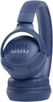 JBL Tune 510 BT, JBLT510BTBLUEU, kabelloser On-Ear-Kopfhörer, Bluetooth, faltbar, leicht, bis zu 40h Akkulaufzeit, Schnellladefunktion, Freisprechfunktion, Farbe Blau
