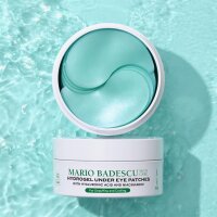 Mario Badescu Hydrogel Augenpads, 30 Paar – Feuchtigkeitsspendende Augenmasken mit Hyaluronsäure & Niacinamid, mildern Schwellungen, Augenringe & Fältchen, beruhigend, aufpolsternd, 60 Stück