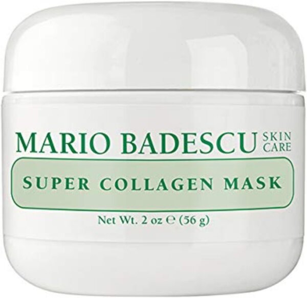 Mario Badescu Super Collagen Maske 56g – Gesichtsmaske für Mischhaut, trockene & empfindliche Haut, pflegt, spendet Feuchtigkeit, unterstützt Elastizität, revitalisiert den Teint