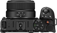 Nikon NIKKOR Z DX 24mm f/1.7 prime lens, fast aperture, for Z-mount mirrorless cameras, including HN-42 lens hood, compact, ideal for portraits and everyday use, quiet autofocus