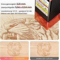 LONGER RAY5 Mini Lasergravurmaschine 3.5W, Modellnr.,...