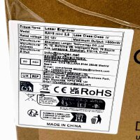 LONGER RAY5 Mini Laser Engraving Machine 3.5W, Model No., compact engraving plotter for wood, acrylic, leather, 140x130mm working area, 12000mm/min cutting speed, WiFi, emergency stop, DIY projects, high safety