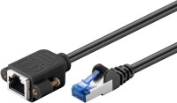 goobay 65644 CAT6A Netzwerkkabel-Verlängerung 3m,...