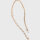 Maje MFAAC00022 Shoulder strap, gold-tone chain, short bag strap, elegant accessory, versatile, high-quality design
