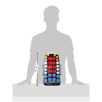 BaByliss Pro BAB3031BU Ceramic Heated Roller Set, 30-piece, assorted sizes, fast heating, for volume and curls, incl. clips and pins, professional hair styling solution