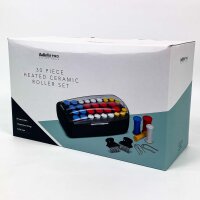 BaByliss Pro BAB3031BU Ceramic Heated Roller Set, 30-piece, assorted sizes, fast heating, for volume and curls, incl. clips and pins, professional hair styling solution