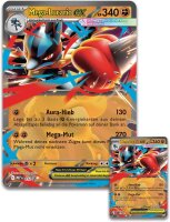 Pokémon 10-10066-103 Sammelkartenspiel – Mega-Lucario Figuren-Kollektion mit exklusiver Lucario-Figur, besonderen Karten und Sammler-Extras für Fans und Spieler