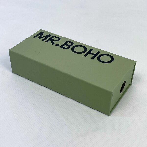 Mr. Boho Tabarca BGG 27-08 Cat-Eye Womens Sunglasses, brown-yellow, fashionable design, size 50/24/145, UV protection, lightweight frame, trendy accessory for style-conscious women