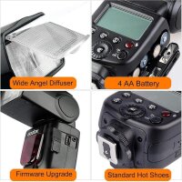 Godox TT600 Flash Unit, 2.4G Wireless, Master/Slave, versatile compatibility with Canon, Nikon, Fujifilm, Panasonic, integrated trigger system, powerful, flexible light control for creative photography