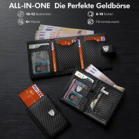 TENBST HW1069 Ultra-thin Mens Wallet, Slim Wallet with...