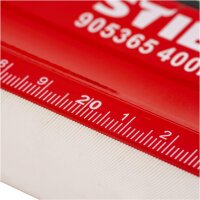 STIER 905365 Premium Spirit Level 400 mm, Magnetic, 3 vials incl. mirror plumb bob, precise 0.5 mm/m, vertical & horizontal measurement, aluminum alloy, double milled surface