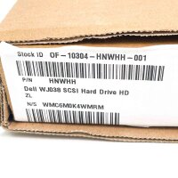 Dell WJ038 1TB hard drive, SCSI, 7200rpm, 3.5 inch, 5V/0.68A, 12V/0.55A, reliable storage for servers and workstations