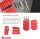 Starrett S248PC Pin Punch Set, 1/8"-3/8" Pin Diameter, 8" Length, 3-1/2" Pin, Heavy Duty Drive Pin Punch Set, Red Vinyl Pouch, Precision Metalworking, Durable, Versatile