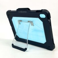 EcoArmor KPI-250368 Protective Case for iPad 11th Gen, Robust Housing, Integrated Screen Protector, Stand, Shockproof, Black