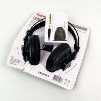 Superlux HD-681B On-Ear-Kopfhörer, schwarz, dynamisch, halboffen, klarer Sound, komfortable Polster, verstellbarer Kopfbügel, ideal für Studio und Musikgenuss