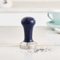 DeLonghi Kaffee-Tamper DLSC058, Edelstahl-Presse, ergonomischer Griff, präzises Andrücken, Zubehör für Siebträgermaschinen, Barista-Qualität, robust, einfache Handhabung, ideal für Espresso-Liebhaber