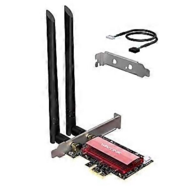 WAVLINK WL-WN685BE3-B WiFi 7 Tri-Band PCI-E Network Card BE8800, 2.4/5/6 GHz, ultra-fast, long range, stable connection, easy installation, ideal for gaming & streaming
