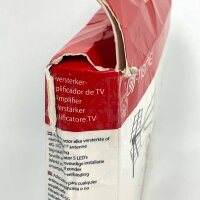 D Home 2435063 TV amplifier, internal, 3 outputs, 28 dB gain, filtered 4G/5G signal, optimized for interference-free reception, ideal for multiple devices, easy installation