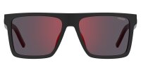 Hugo Boss HG 1069/5 mens sunglasses, model 807A0, size 57-17-145, elegant design in black with striking red lenses, fashionable and distinctive for style-conscious men.