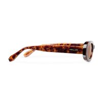 Meller LUA-Tiggbrown unisex sunglasses, model no. 50/20/145, brown frame, UV400 protection, fashionable design, lightweight and comfortable to wear, ideal for everyday life and leisure