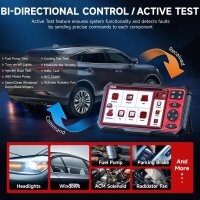 ANCEL DS300 OBD2 Diagnosegerät, kabellos, für alle Fahrzeuge, Bluetooth, alle Systeme, 30+ Resets, bidirektional, CANFD & DOIP, V.A.G-geführte Funktionen, 3 Jahre Updates, vielseitiges Auslesegerät